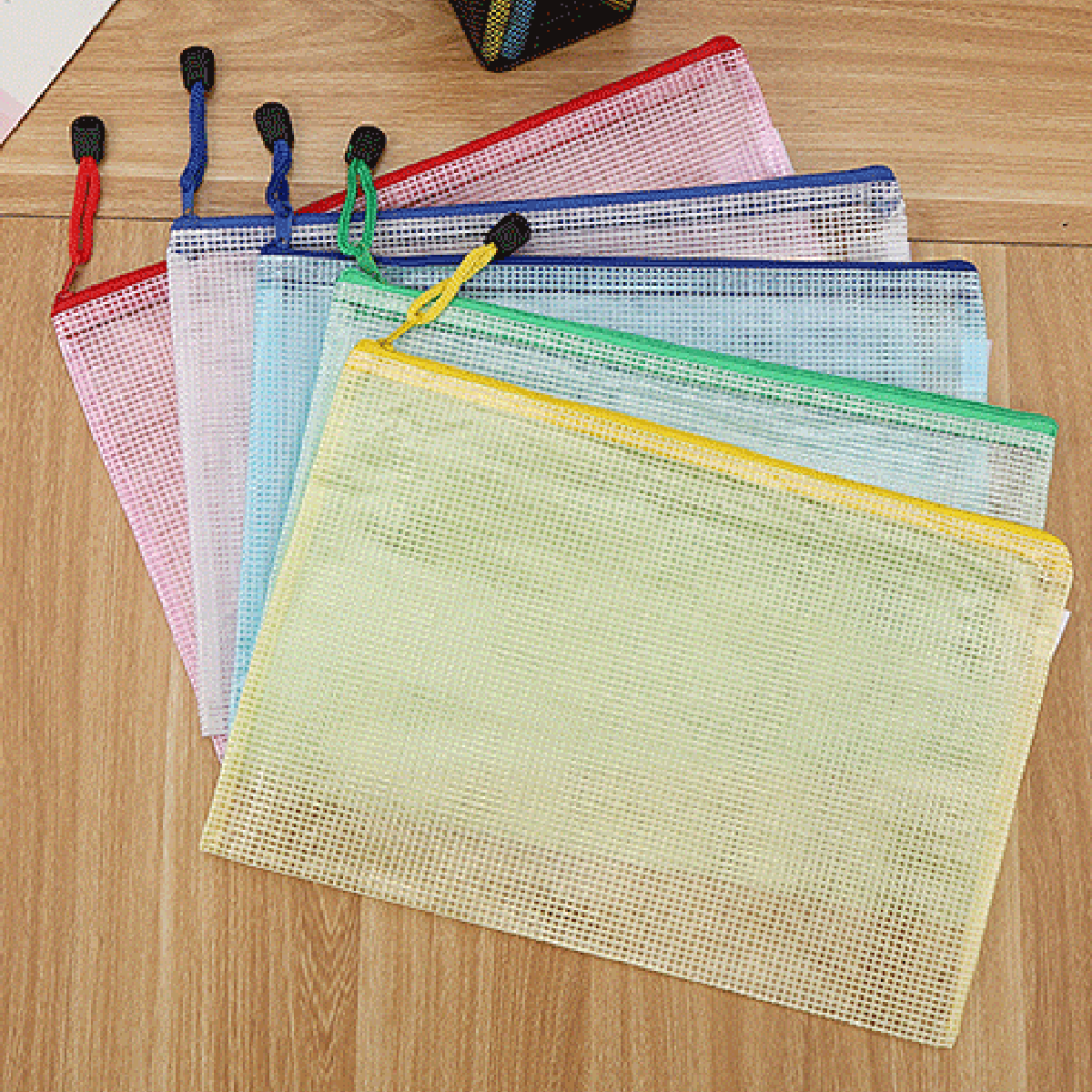 ซองใส่เอกสารแบบตาข่ายมีซิป 5 ช - Portfolio Folder Zip บทวิจารณ์และราคา